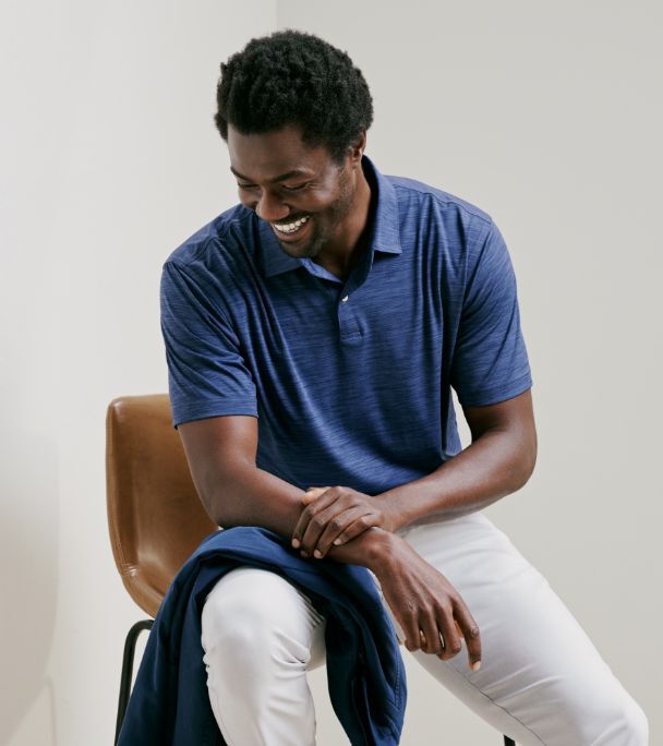 トップス mowalola ATL MENS POLO (EXCLUSIVE) xs Men's Casual Performance Polo - Golf Shirts