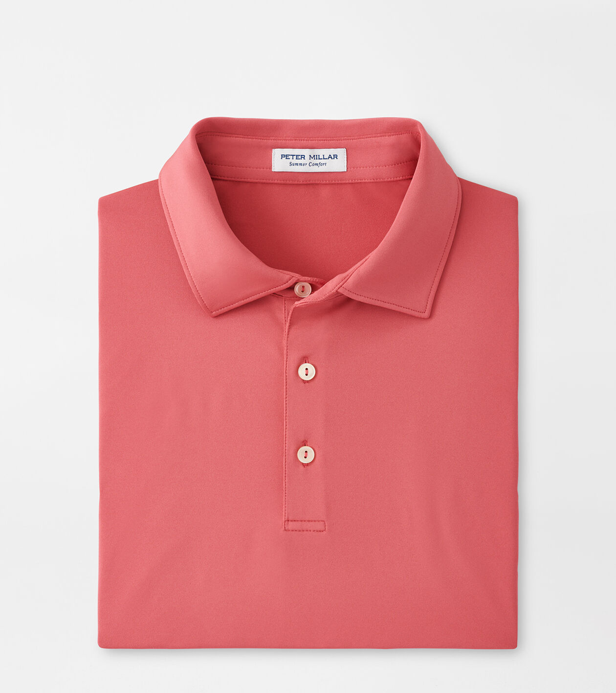 Solid Performance Jersey Polo Sean Self Collar