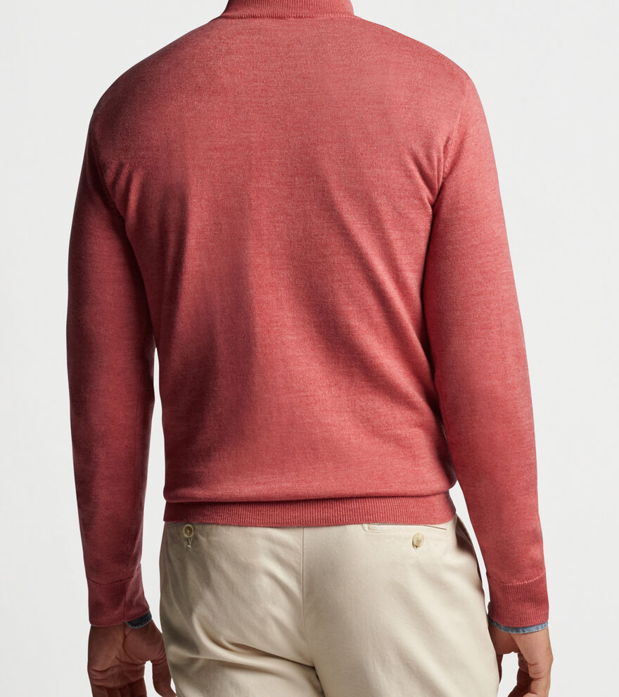 Autumn Crest Suede Trim Quarter-Zip image number 3