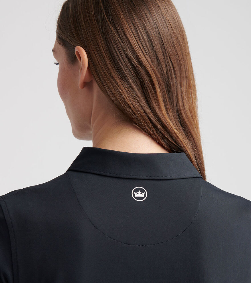 Women's Short Sleeve Button Polo image number 4