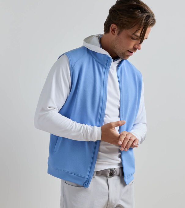 Cradle Piqu&eacute; Performance Full-Zip Gilet - Alternate Image 1