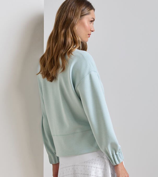 Flora Knit M&eacute;lange Half-Zip Pullover - Alternate Image 1