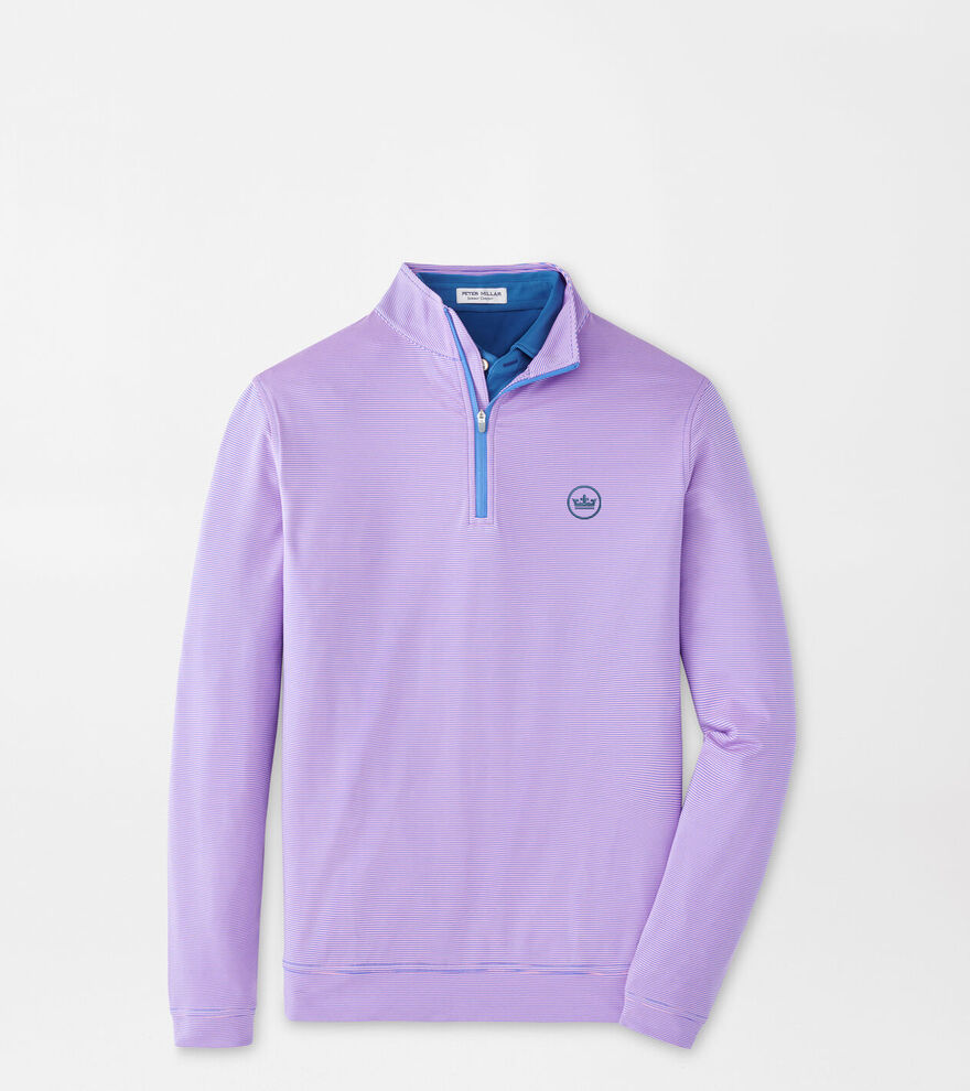 Crown Seal Perth Sugar Stripe Performance Quarter-Zip image number 1
