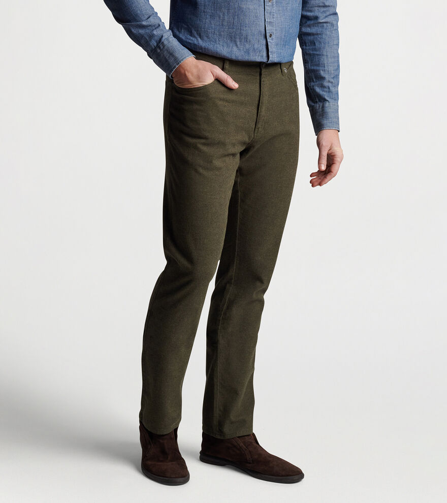Cotton Flannel Five-Pocket Trouser - Alternate Image 2