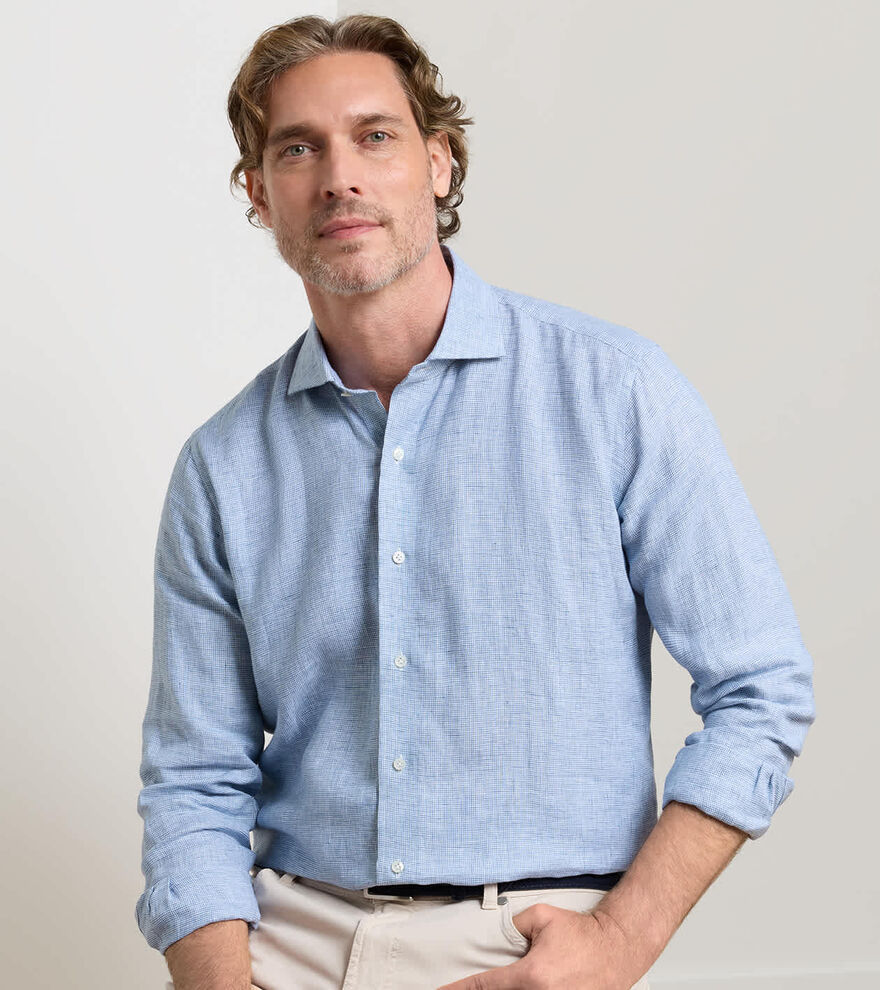 Astino Lino Check Shirt - Alternate Image 1