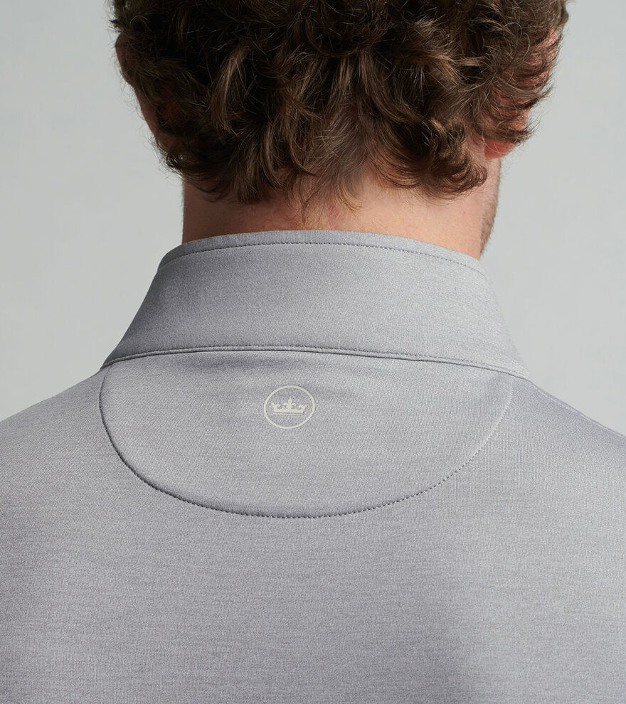Peter Millar Perth Mélange Performance 1/4 Sweater - Navy*