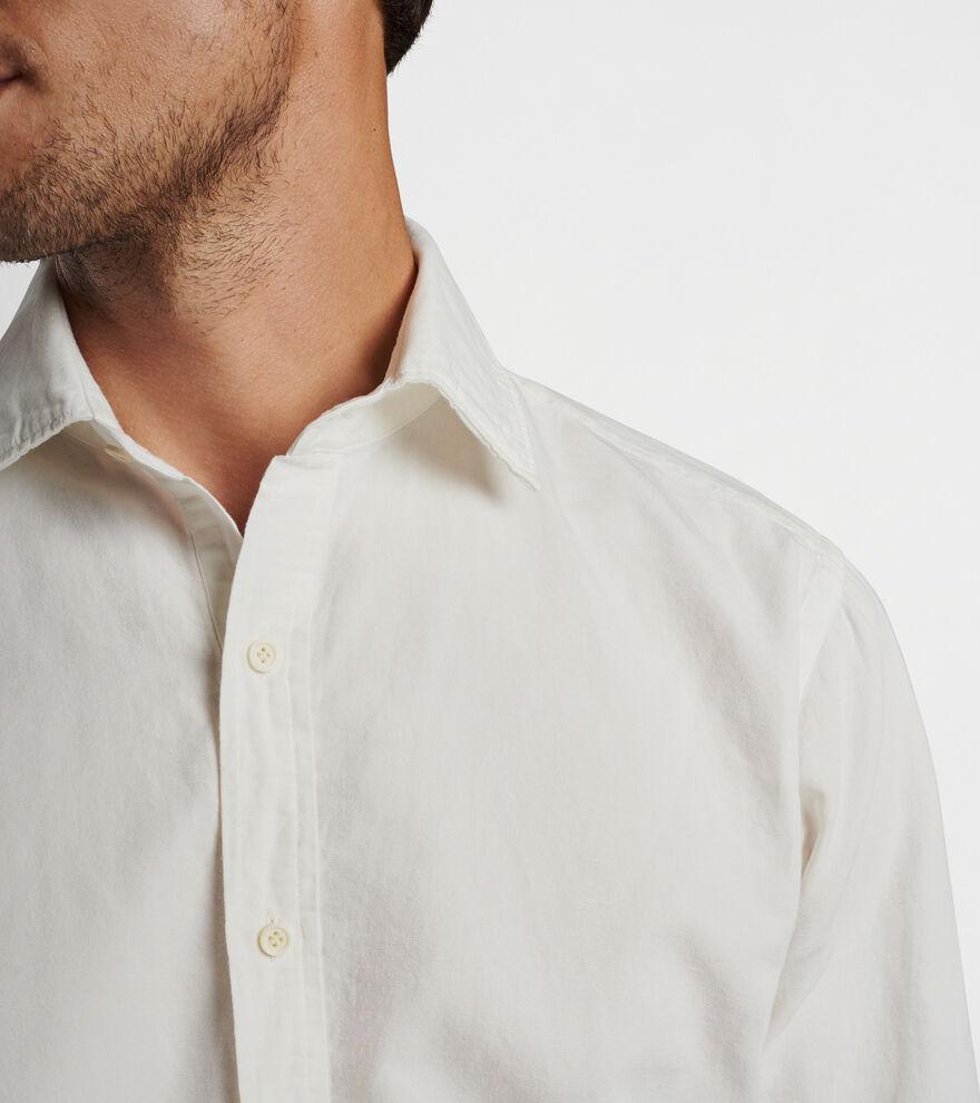 Teo Cotton Linen Blend Shirt image number 6
