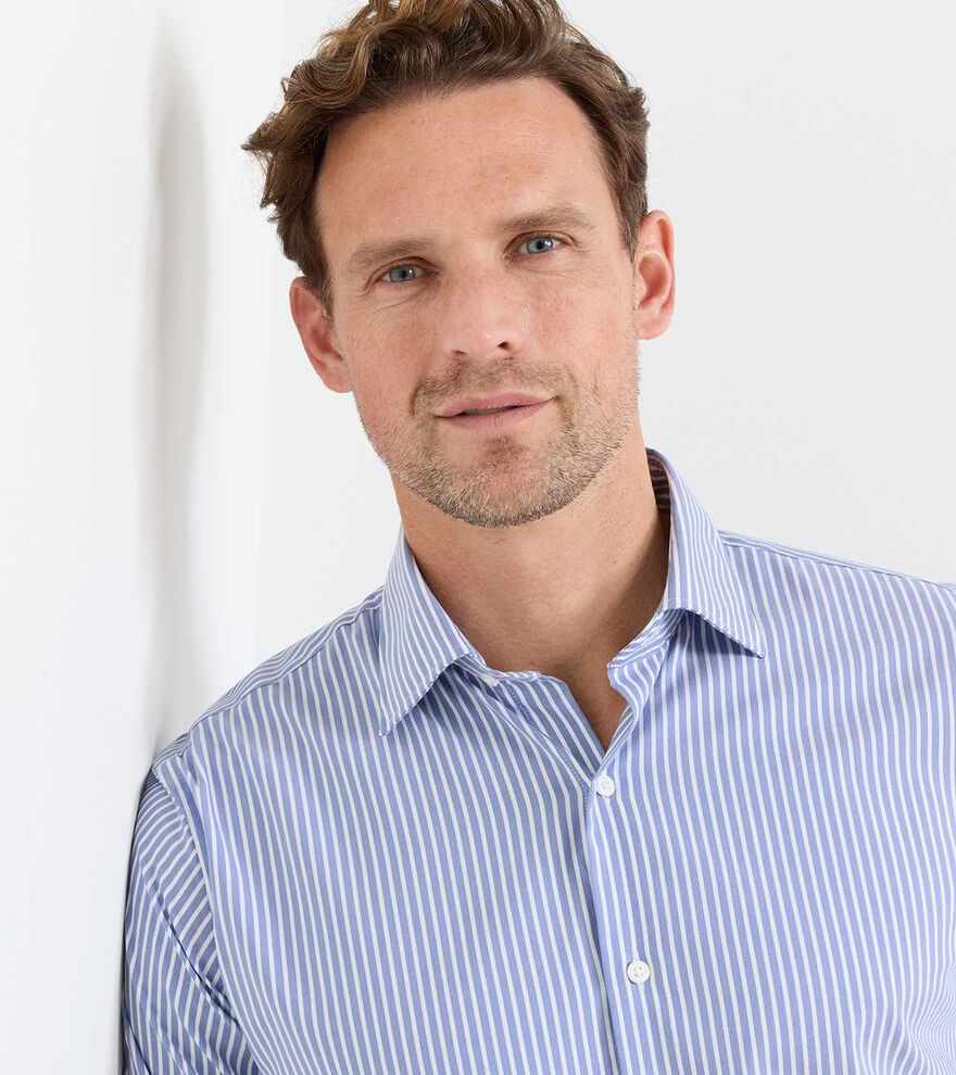 Langley Crown Lite Cotton-Stretch Shirt - Alternate Image 3