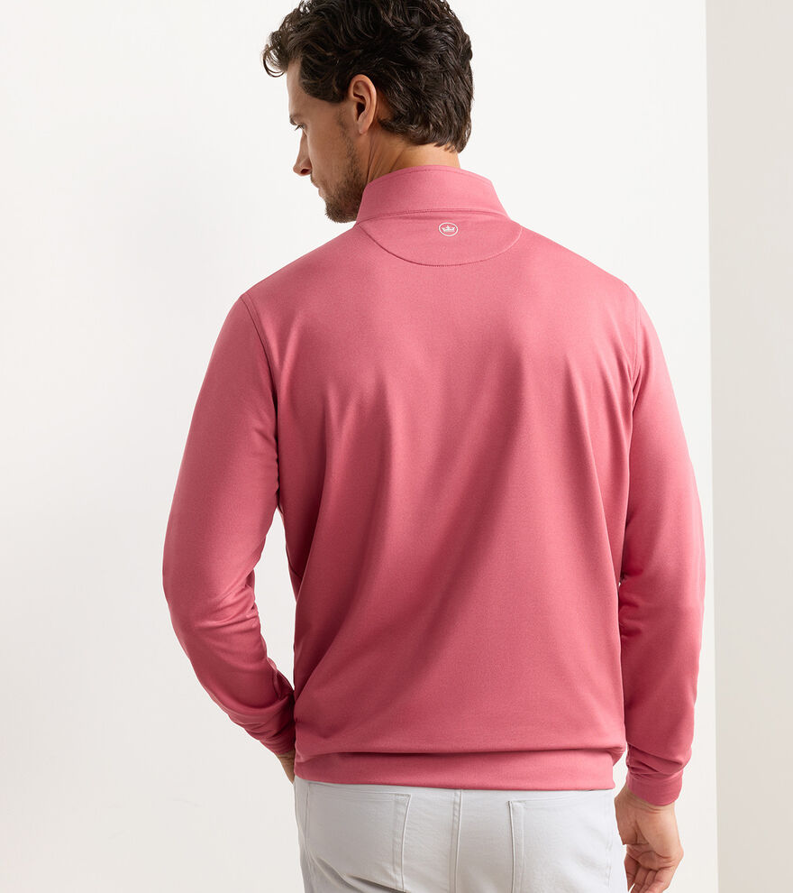 Perth M&eacute;lange Performance Quarter-Zip image number 4