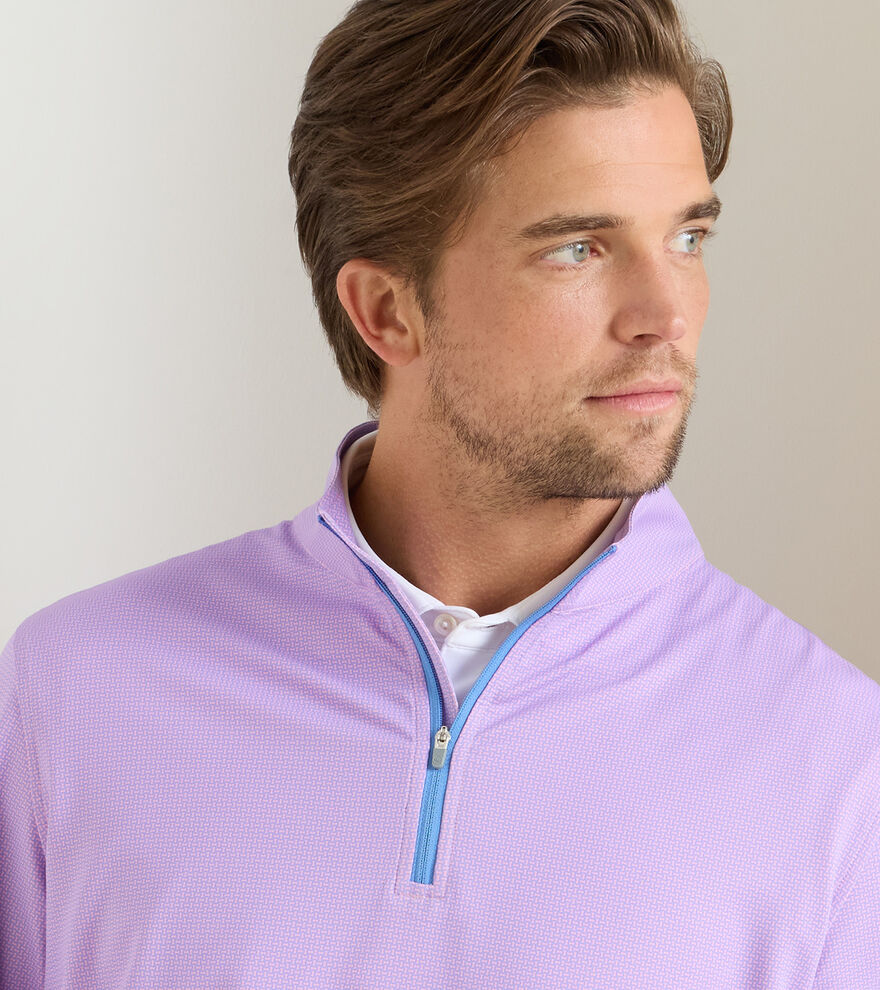 Perth Basketweave Performance Quarter-Zip image number 5