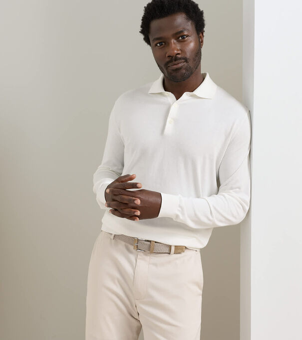 Mariner Sea Island Cotton Jumper Polo - Alternate Image 1