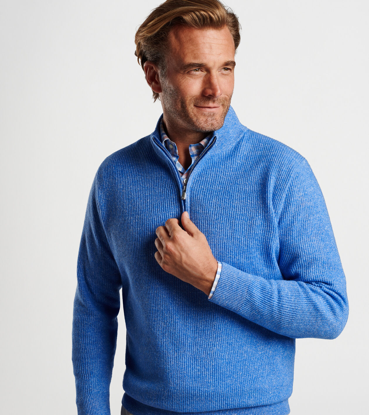 Peter millar cashmere quarter zip sales