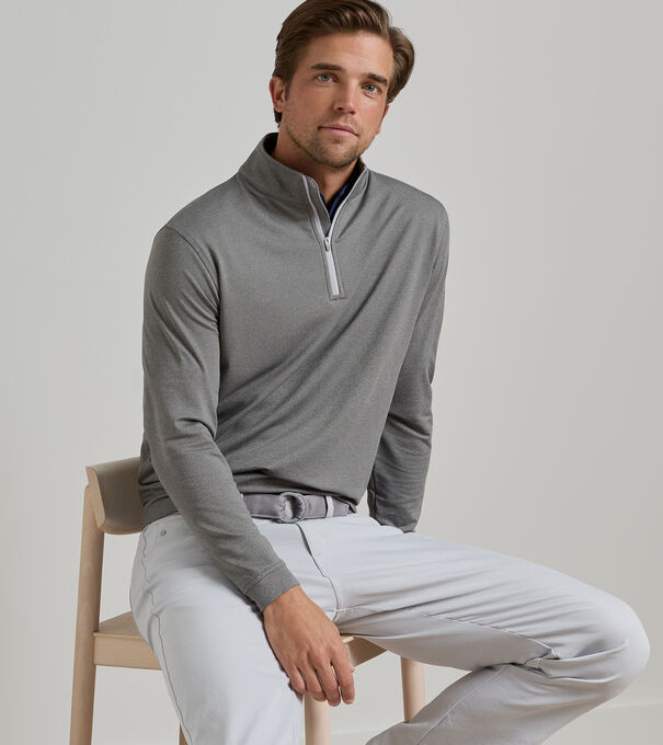 Perth M&eacute;lange Performance Quarter-Zip