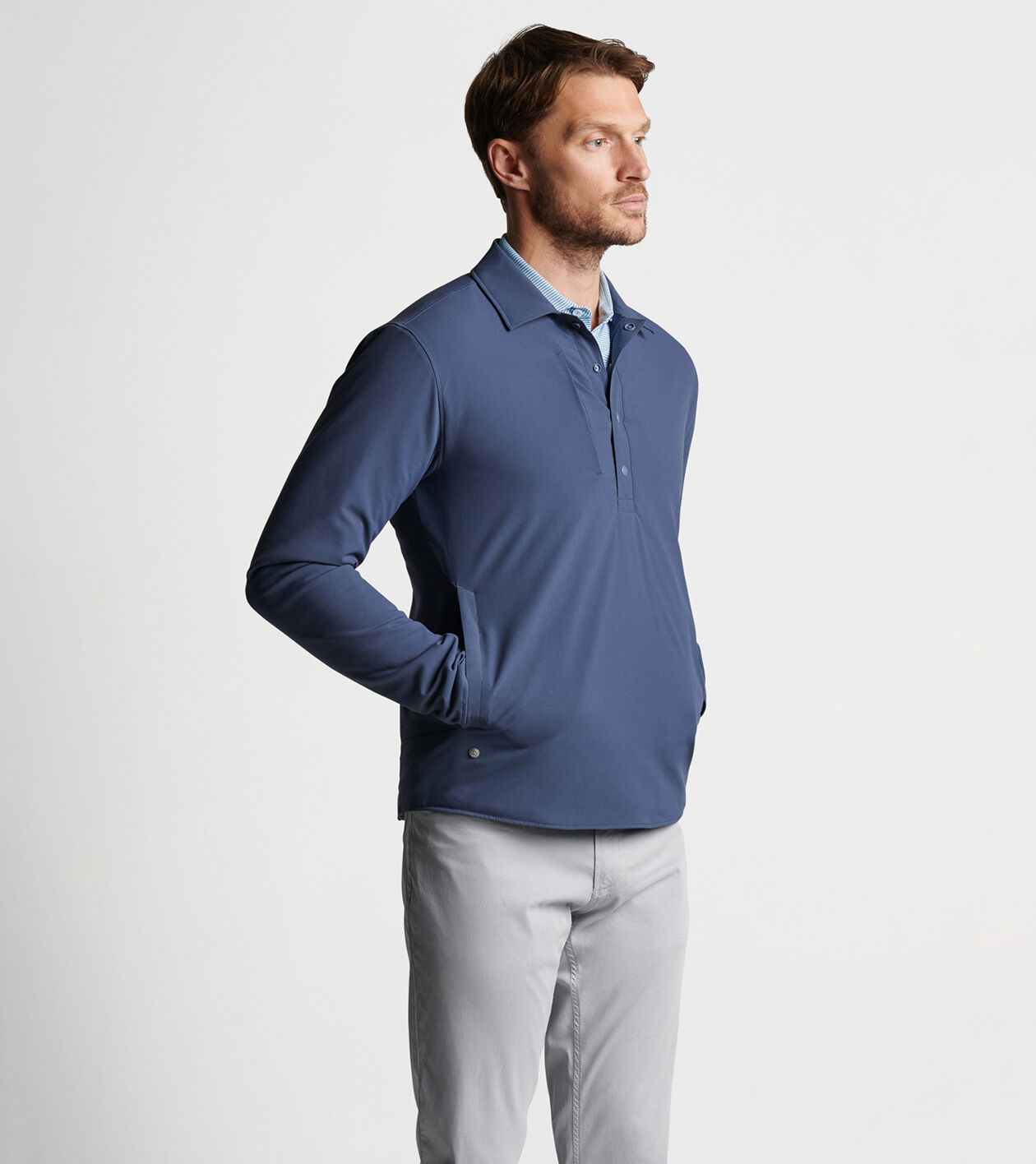 Approach Insulated Snap Shirt Men s Jacket s Coats Peter Millar