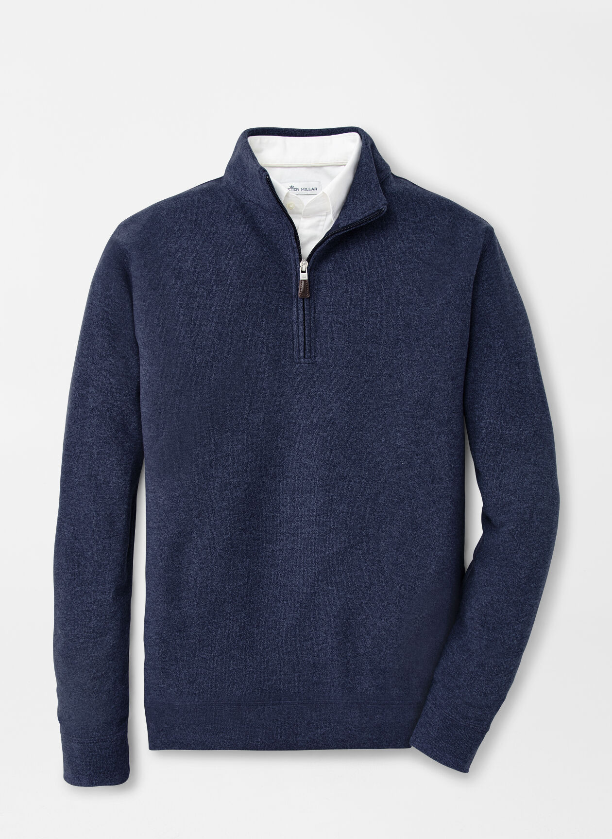 Peter millar melange fleece quarter zip store