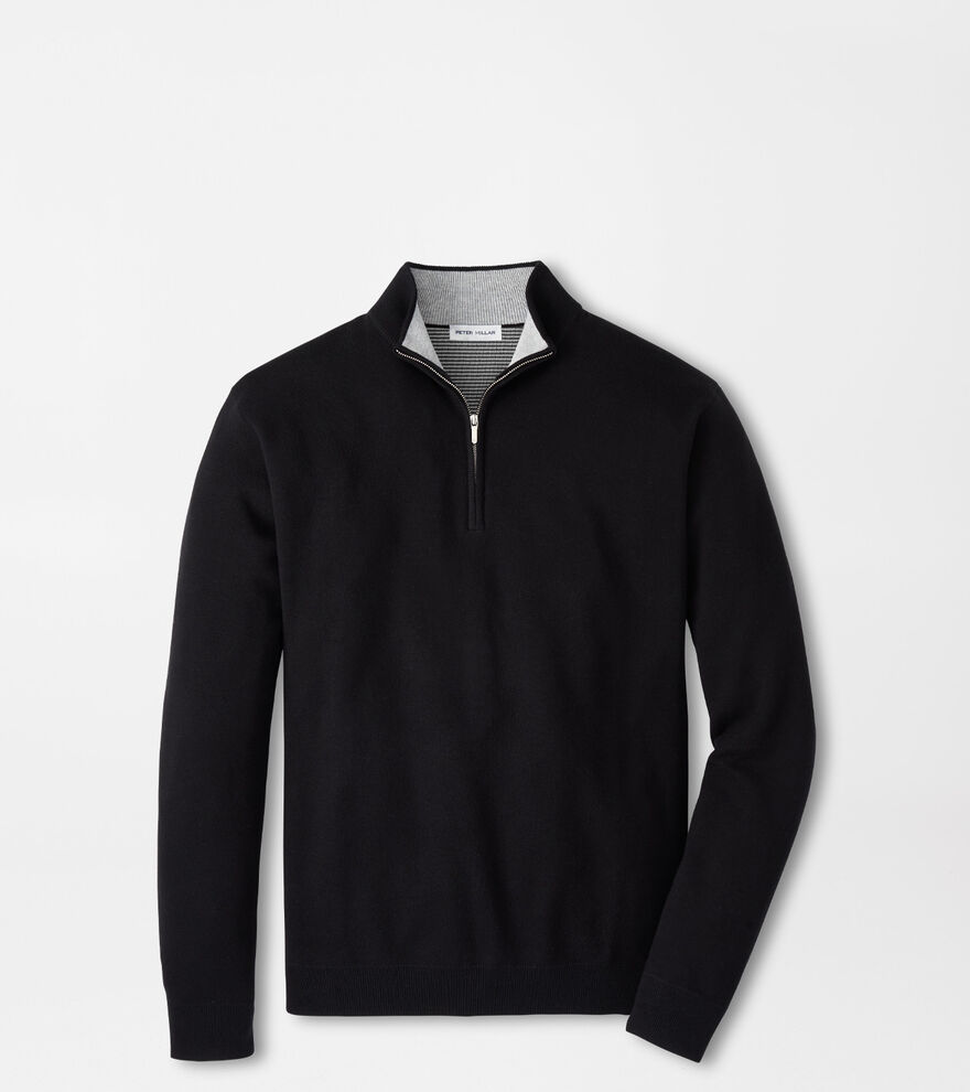Coolspun Lite Cotton Quarter-Zip Jumper image number 1