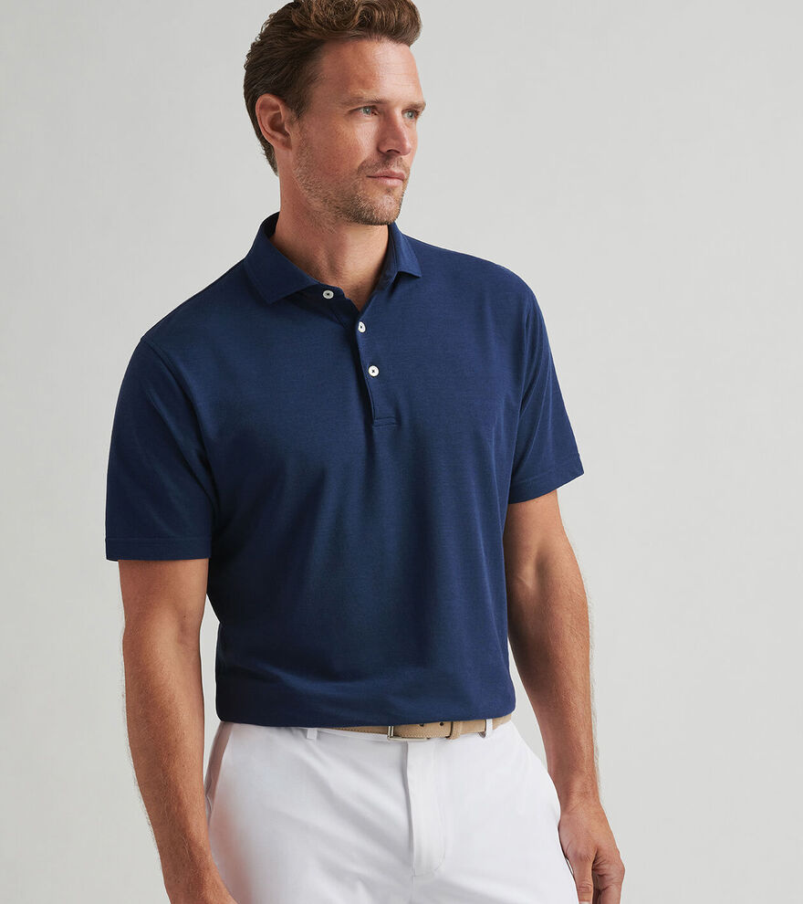 Cannes Short-Sleeve Cotton Polo image number 2
