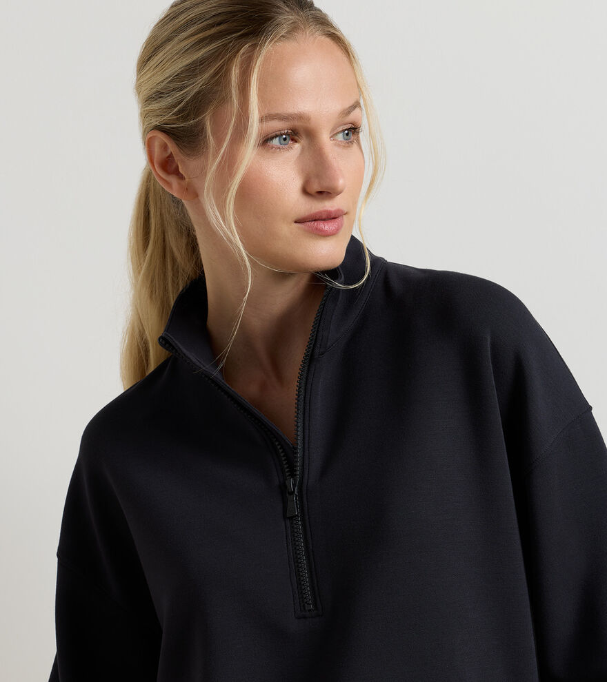 Flora Knit Half-Zip Pullover - Alternate Image 4