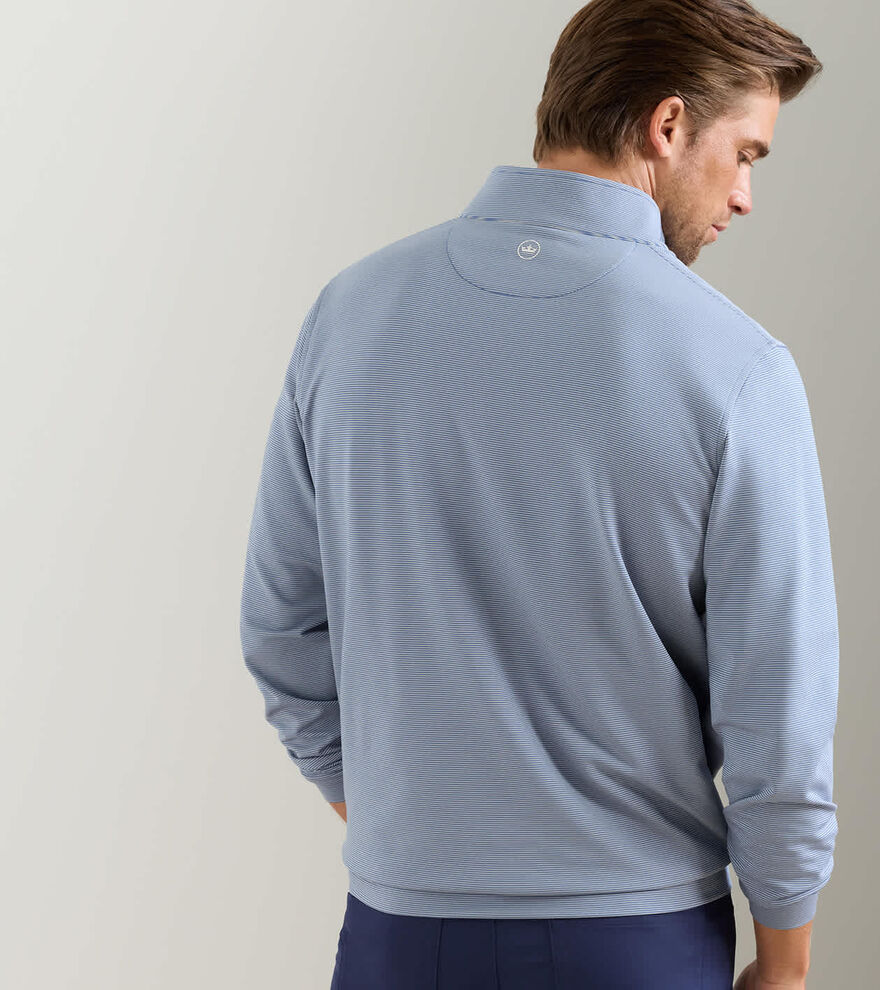 Perth Sugar Stripe Performance Quarter-Zip image number 3