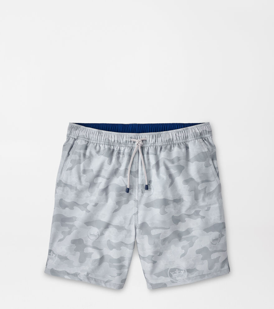 Logo Camo Swim Trunk Men's Swim Trunks Peter Millar