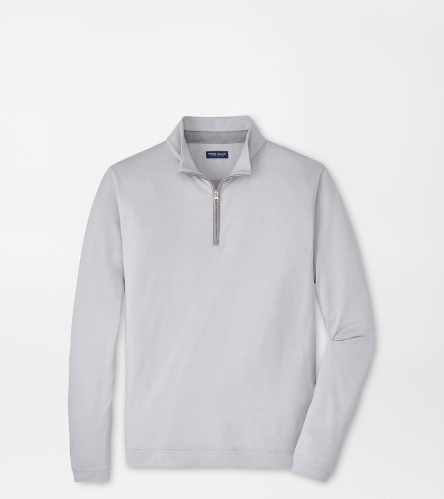 Albatross Cotton-Blend Piqu&eacute; Quarter-Zip image number 1