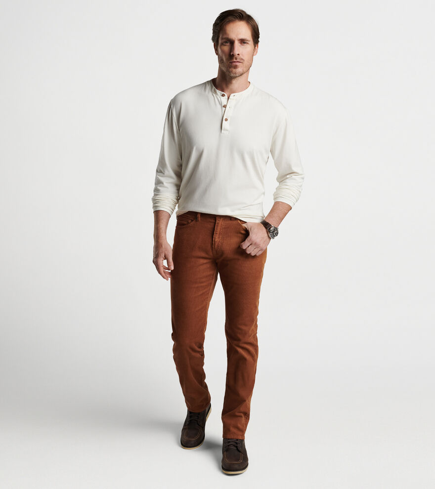 Superior Soft Corduroy Five-Pocket Trouser image number 2