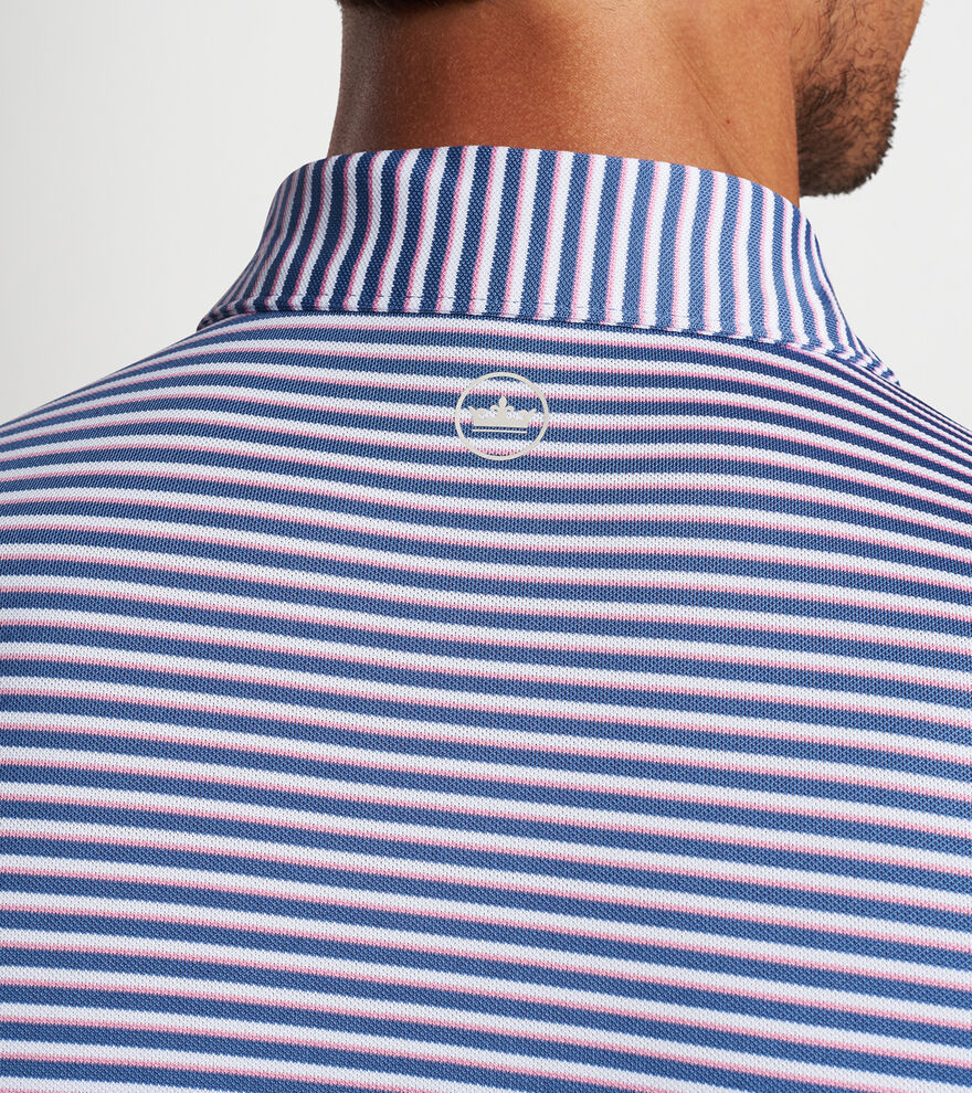 Tempo Performance Mesh Polo (Edwin Spread Collar) Men's Polos Peter