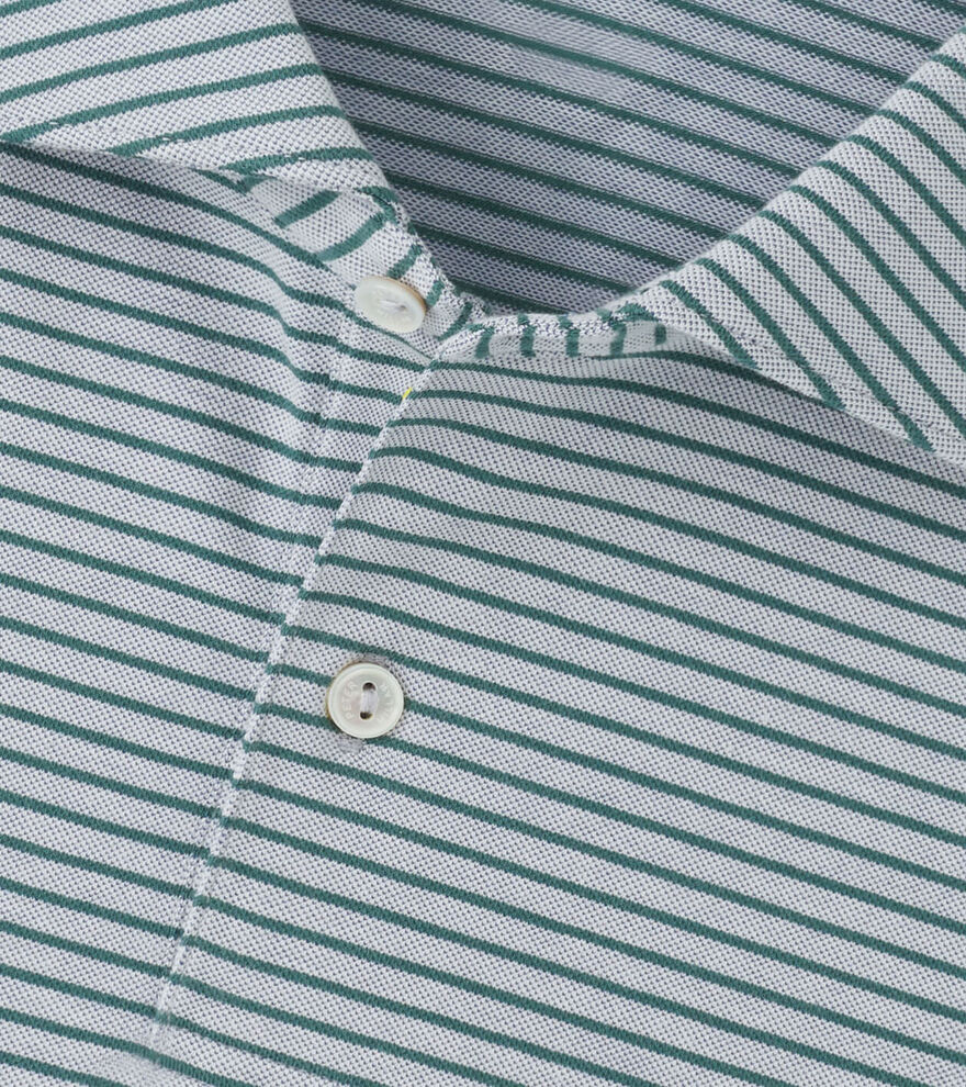 Albatross Cotton-Blend Piqu&eacute; Stripe Polo image number 6