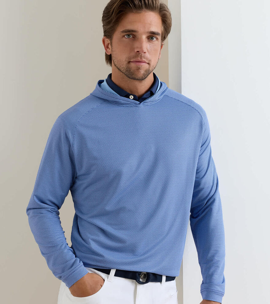 Pine Houndstooth Performance Hoodie image number 2