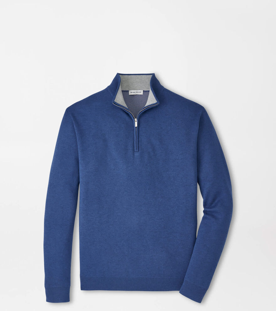 Coolspun Lite Cotton Quarter-Zip Jumper image number 1