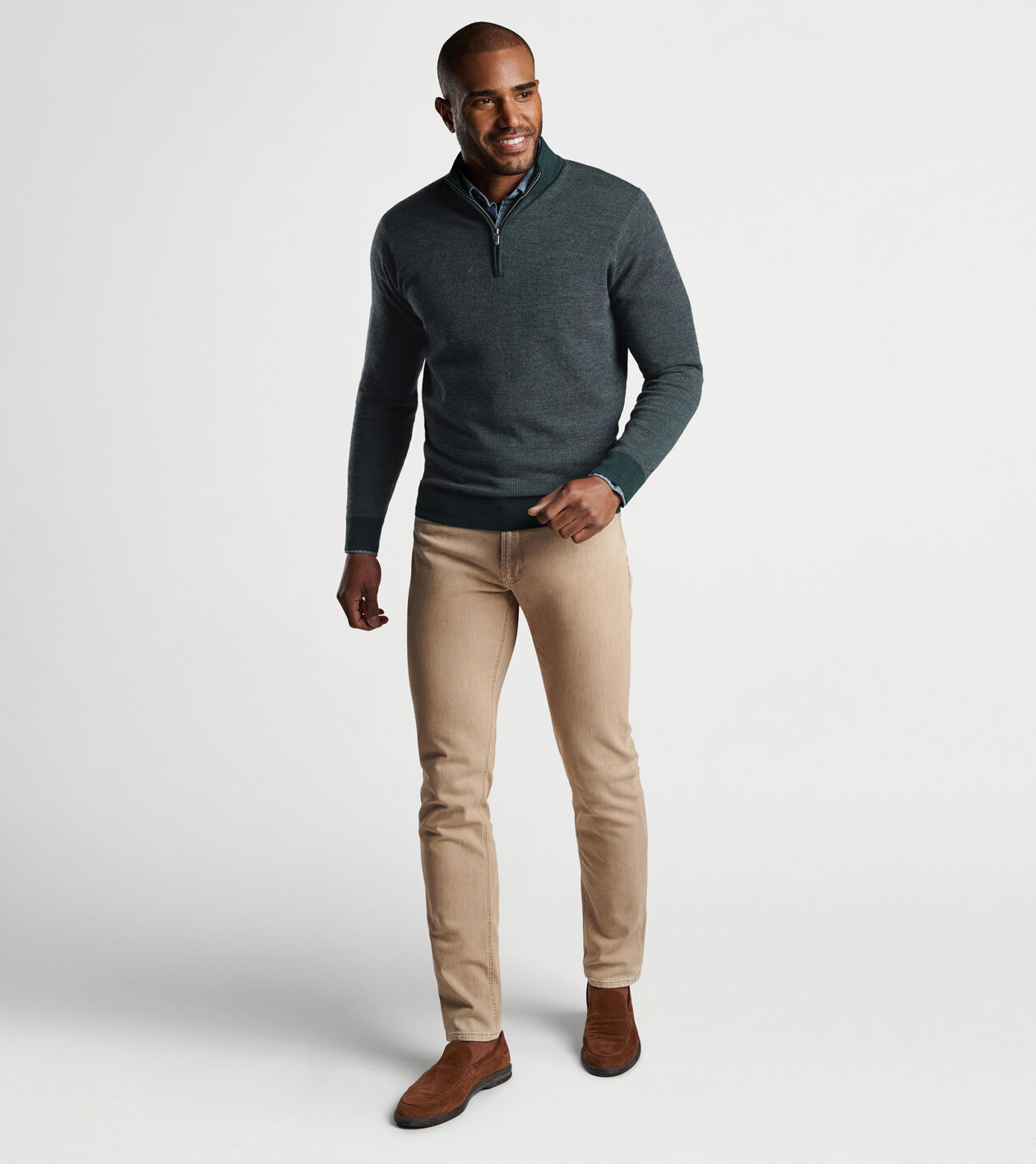 Breaker Birdseye Quarter Zip