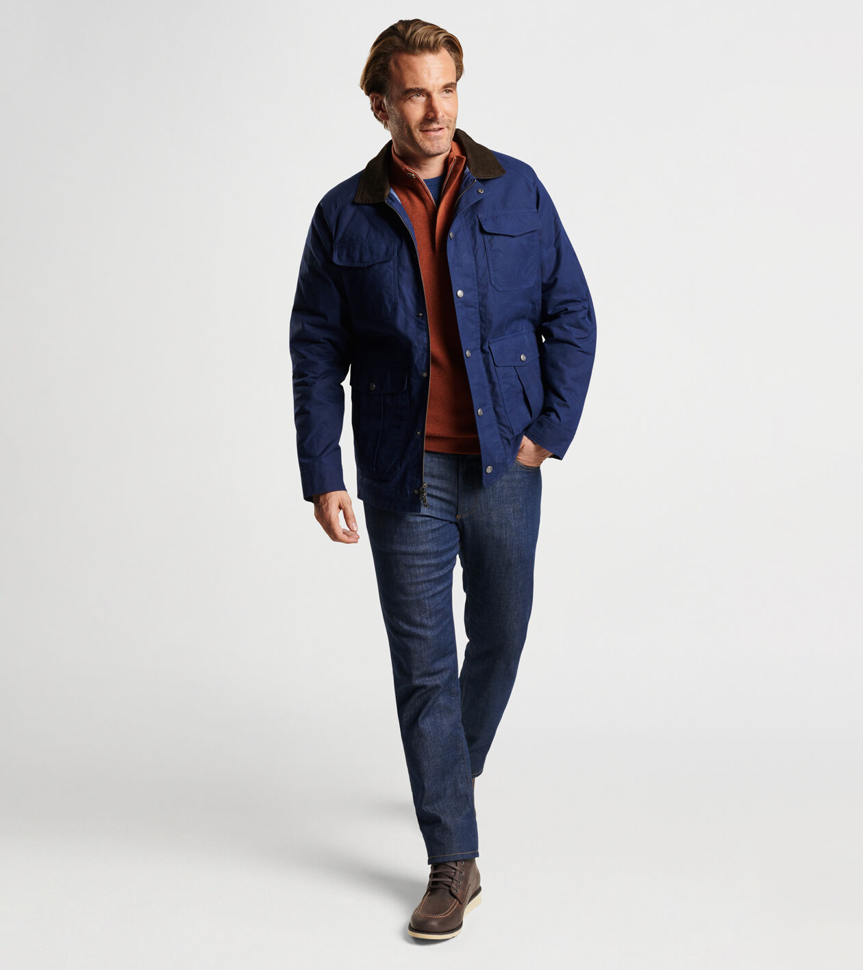 Peter millar waxed cotton field jacket deals