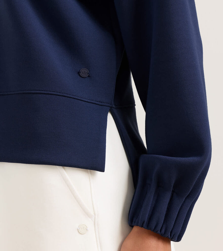 Flora Knit Half-Zip Pullover - Alternate Image 3