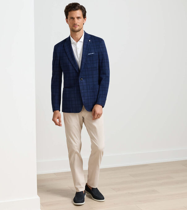 Barrett Knit Windowpane Blazer - Alternate Image 1