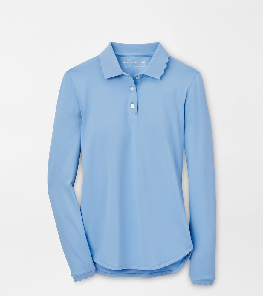 Opal Long-Sleeve Stretch Jersey Polo image number 1