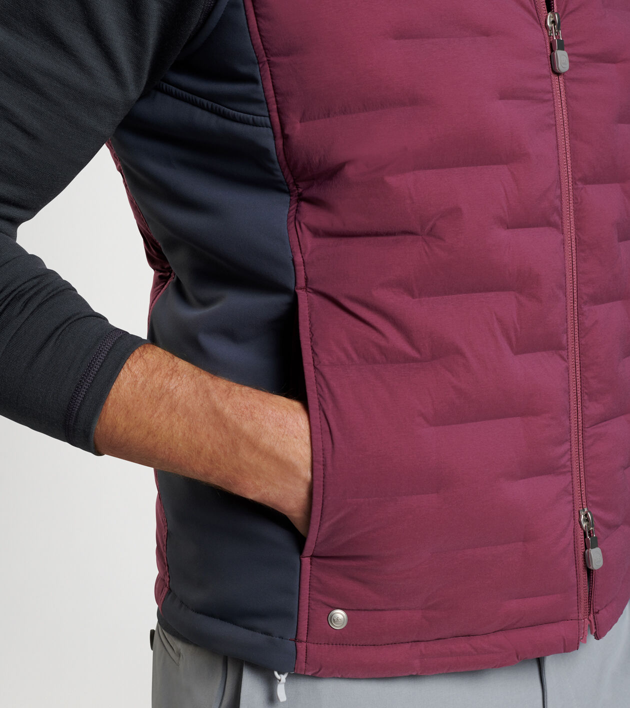 Men's red 2024 blaze vest
