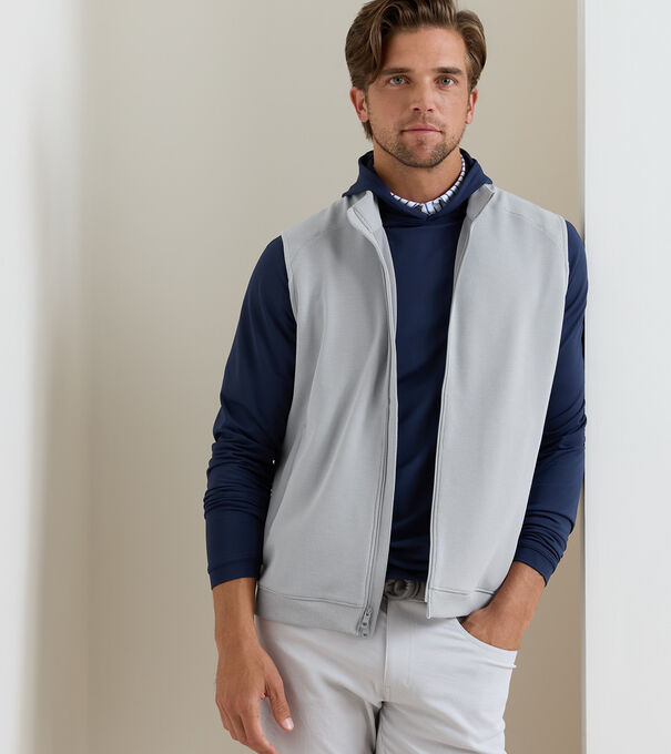 Cradle Piqu&eacute; Performance Full-Zip Gilet