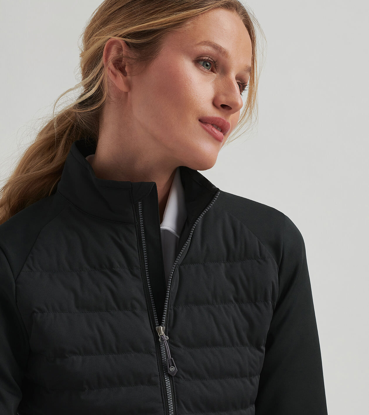 Merge stretch full zip cheap hybrid jacket