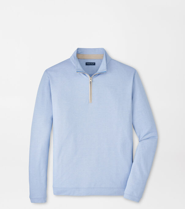 Albatross Cotton-Blend Piqu&eacute; Quarter-Zip
