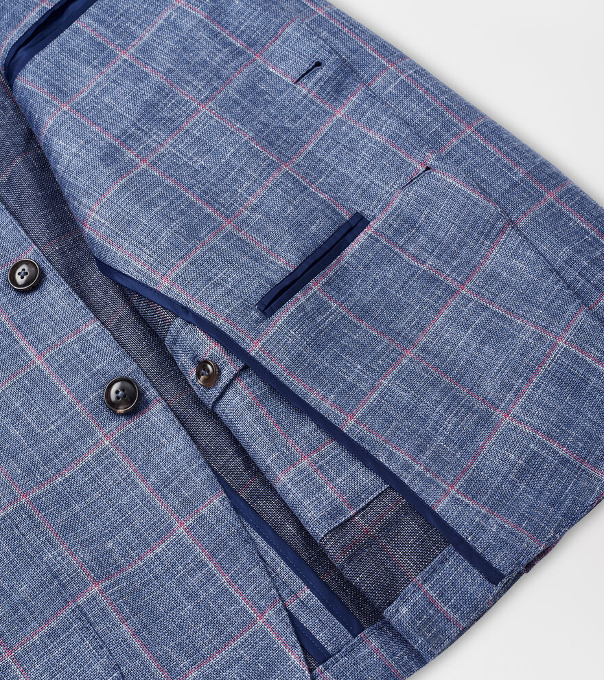 Roseville Windowpane Blazer Men's Blazers & Suits Peter Millar