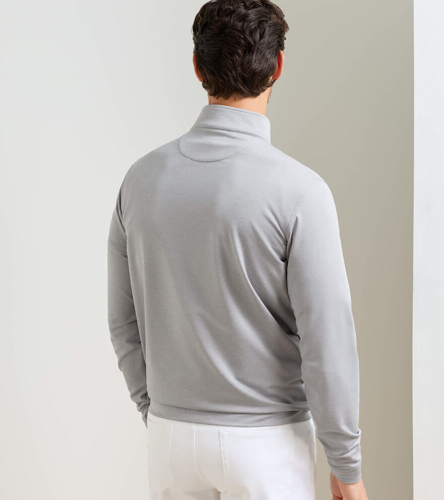 Perth M&eacute;lange Performance Quarter-Zip - Alternate Image 2