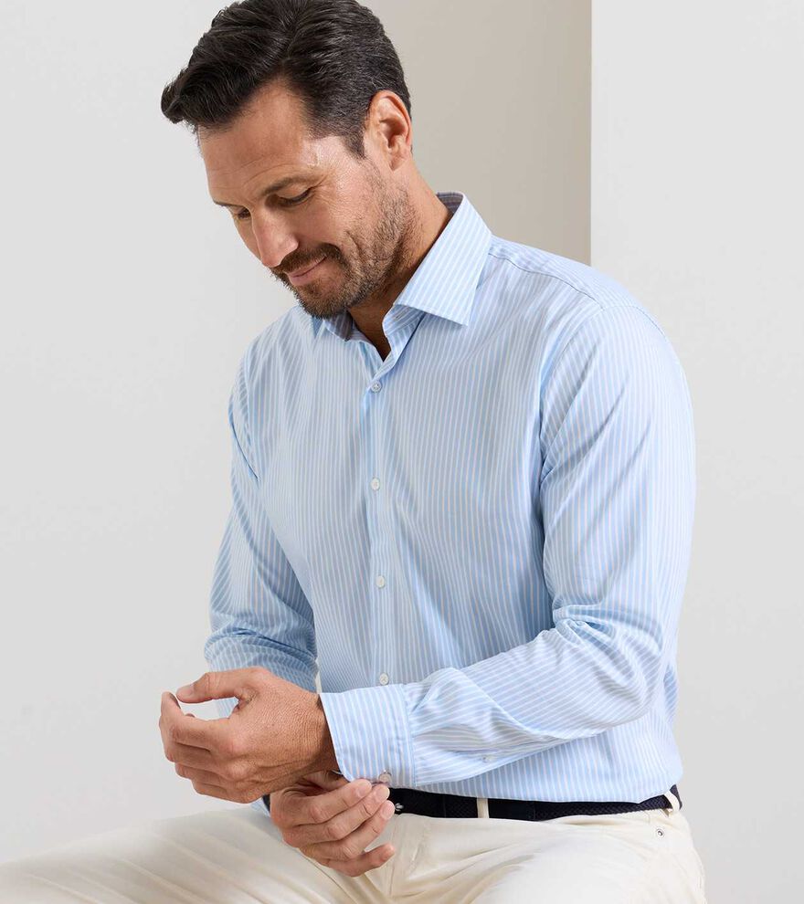 Langley Crown Lite Cotton-Stretch Shirt image number 3