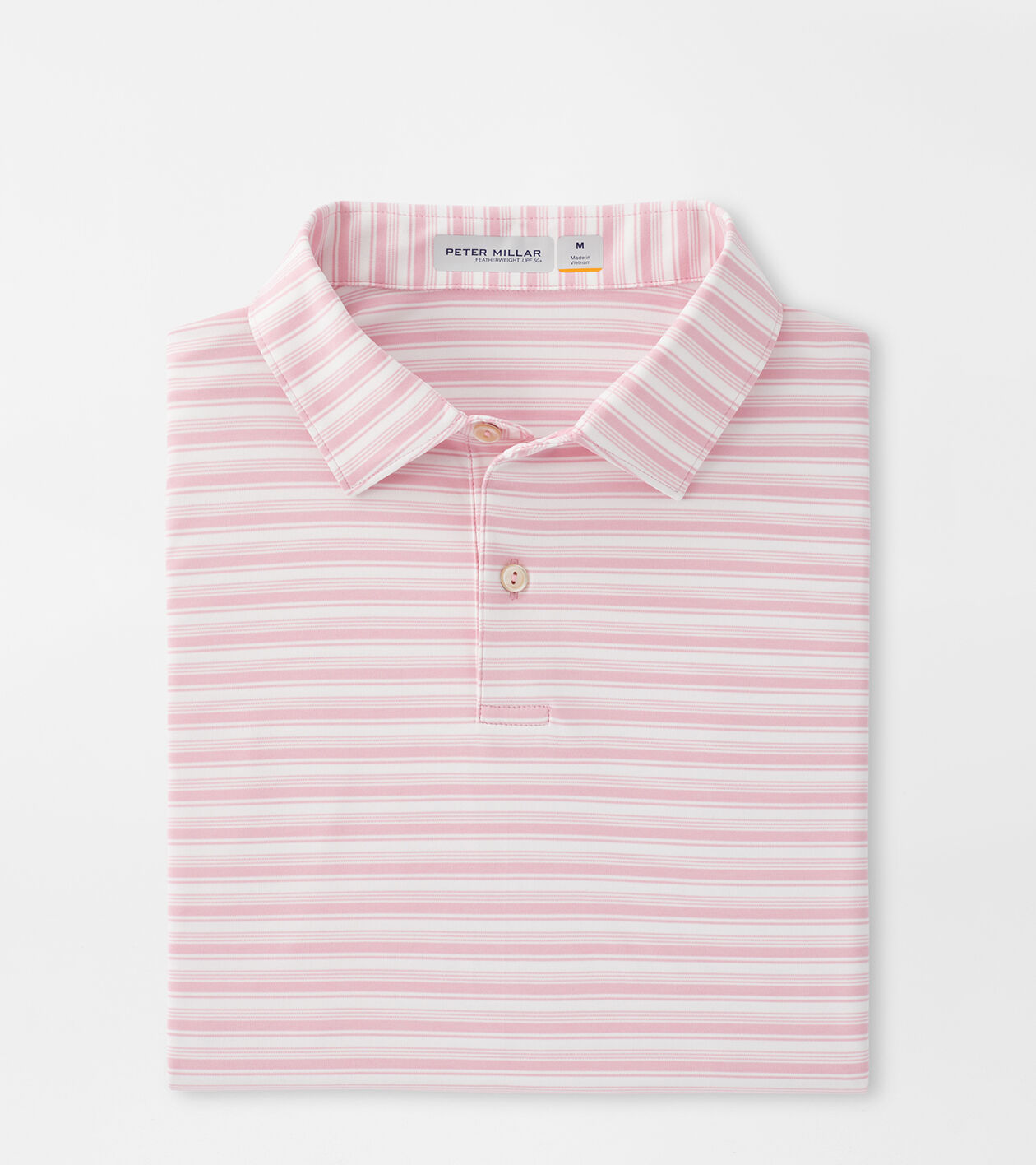 Featherweight M lange Stripe Polo Men s Polo Shirts Peter Millar