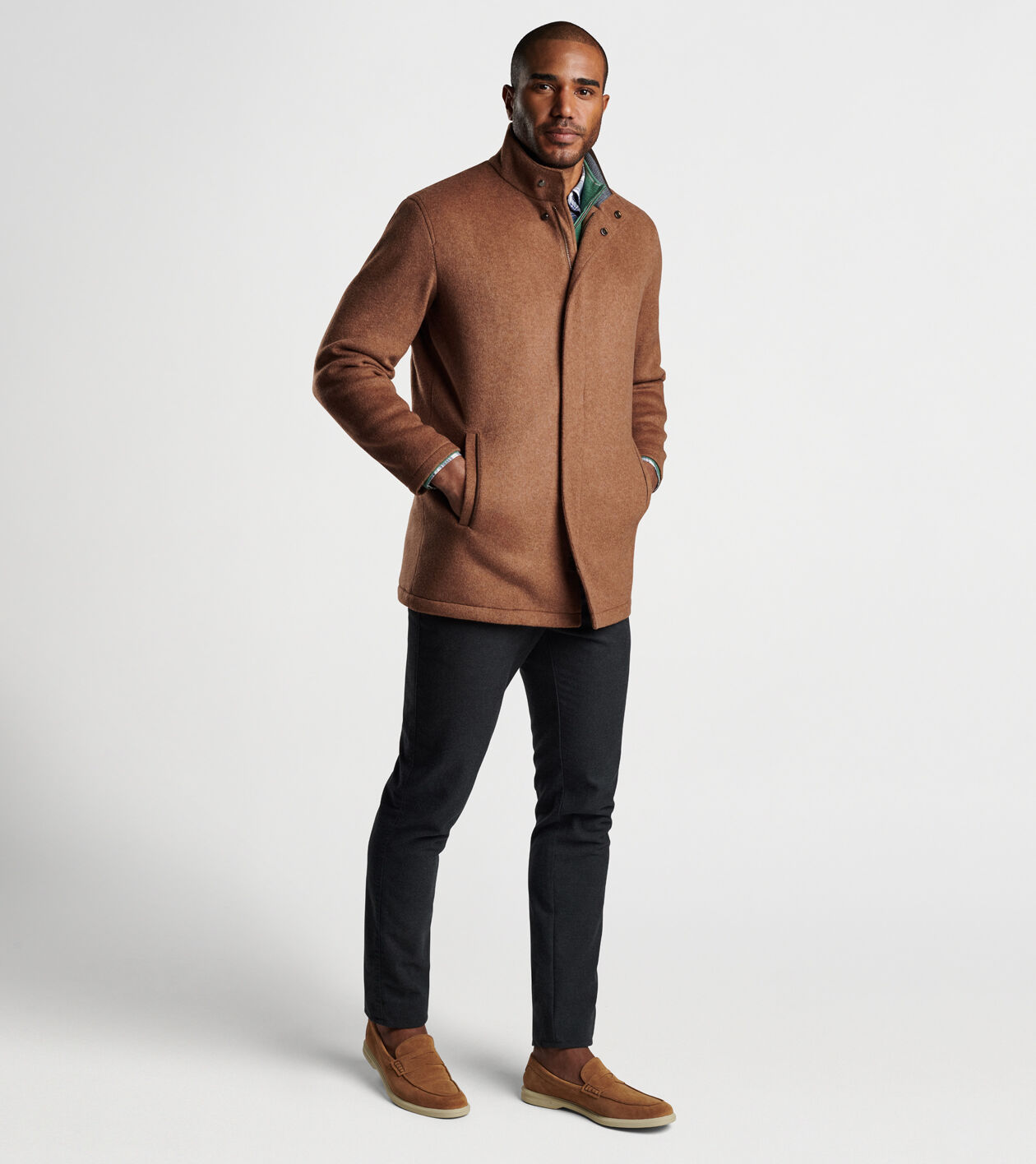 Crown Flex Fleece City Coat Men s Jackets Coats Peter Millar