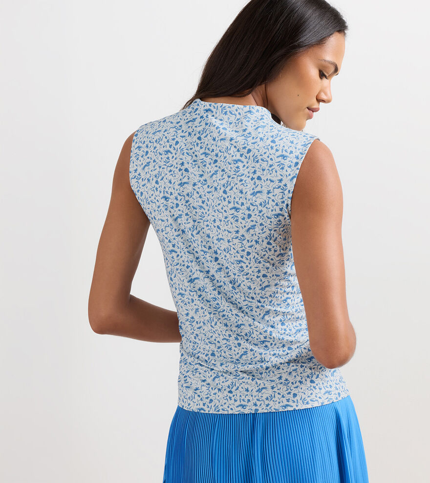 Rachel Vino Flora Ruched Sleeveless Top image number 3