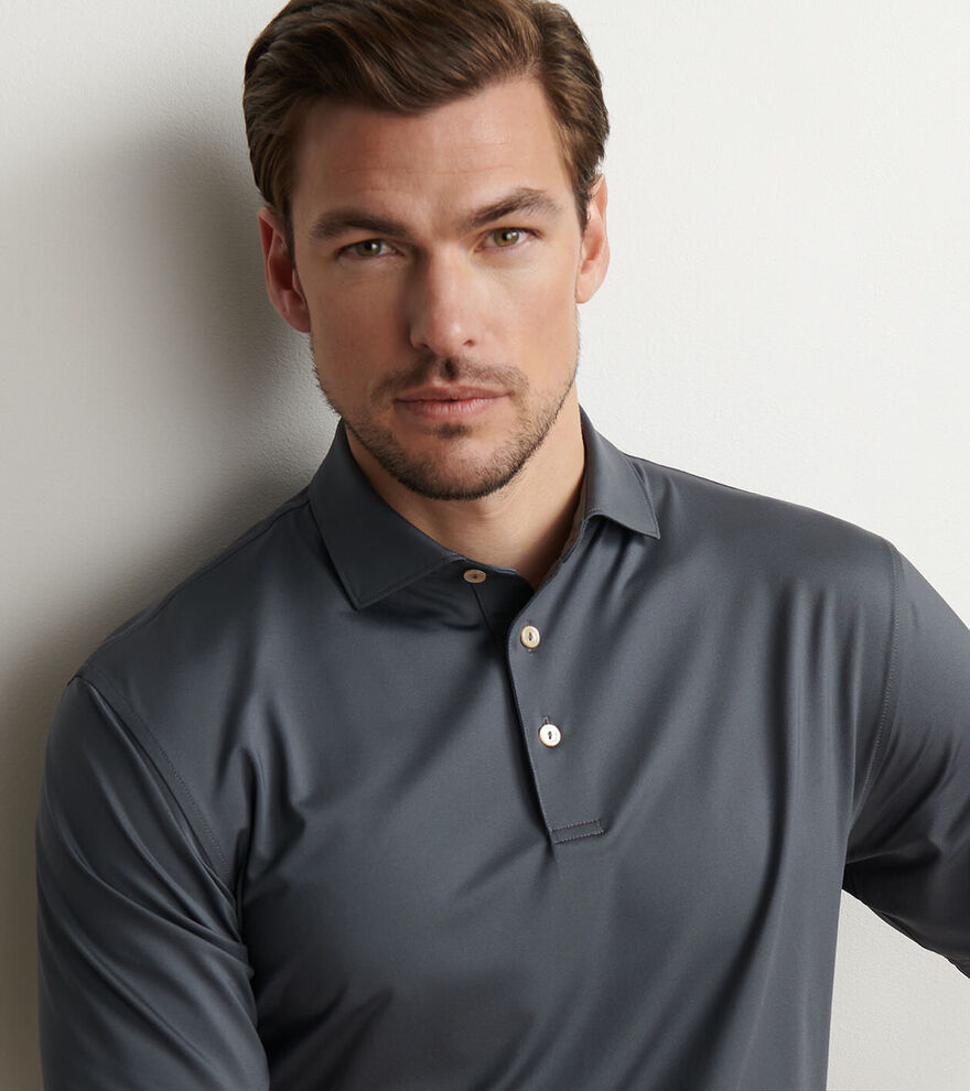 Solid Performance Jersey Polo - Alternate Image 3