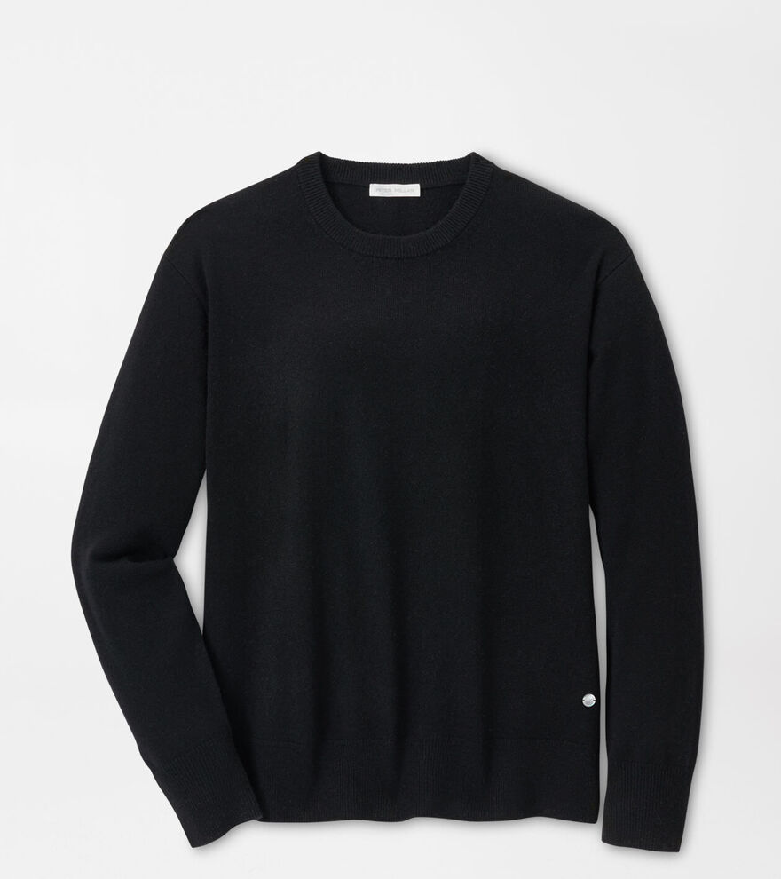 Peter Millar Heritage Cashmere Crewneck Jumper In Black