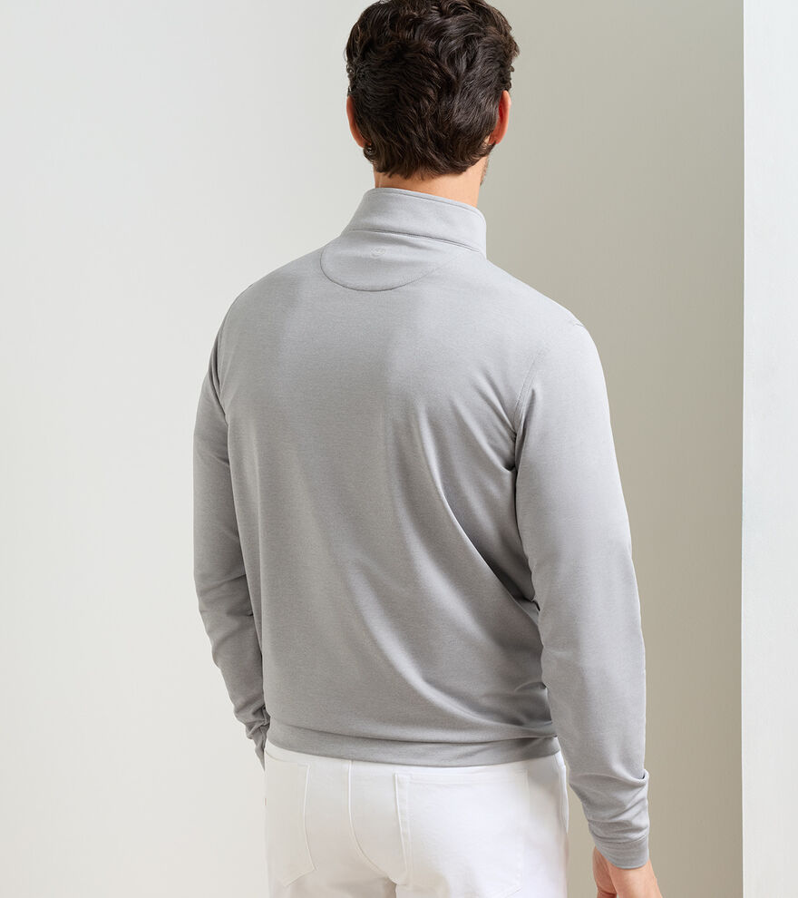Perth M&eacute;lange Performance Quarter-Zip image number 4