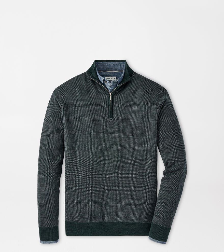 Breaker Birdseye QuarterZip Men's Sweaters Peter Millar