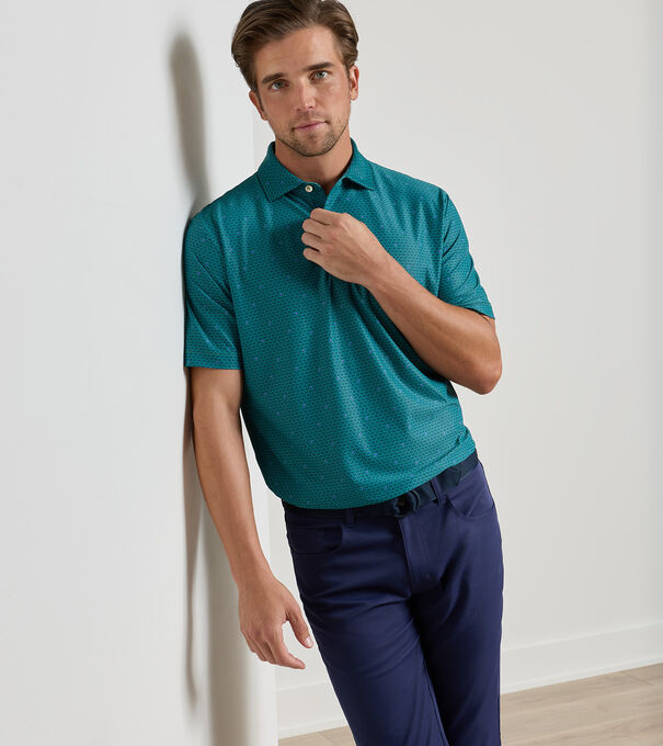 Island Rays Performance Mesh Polo